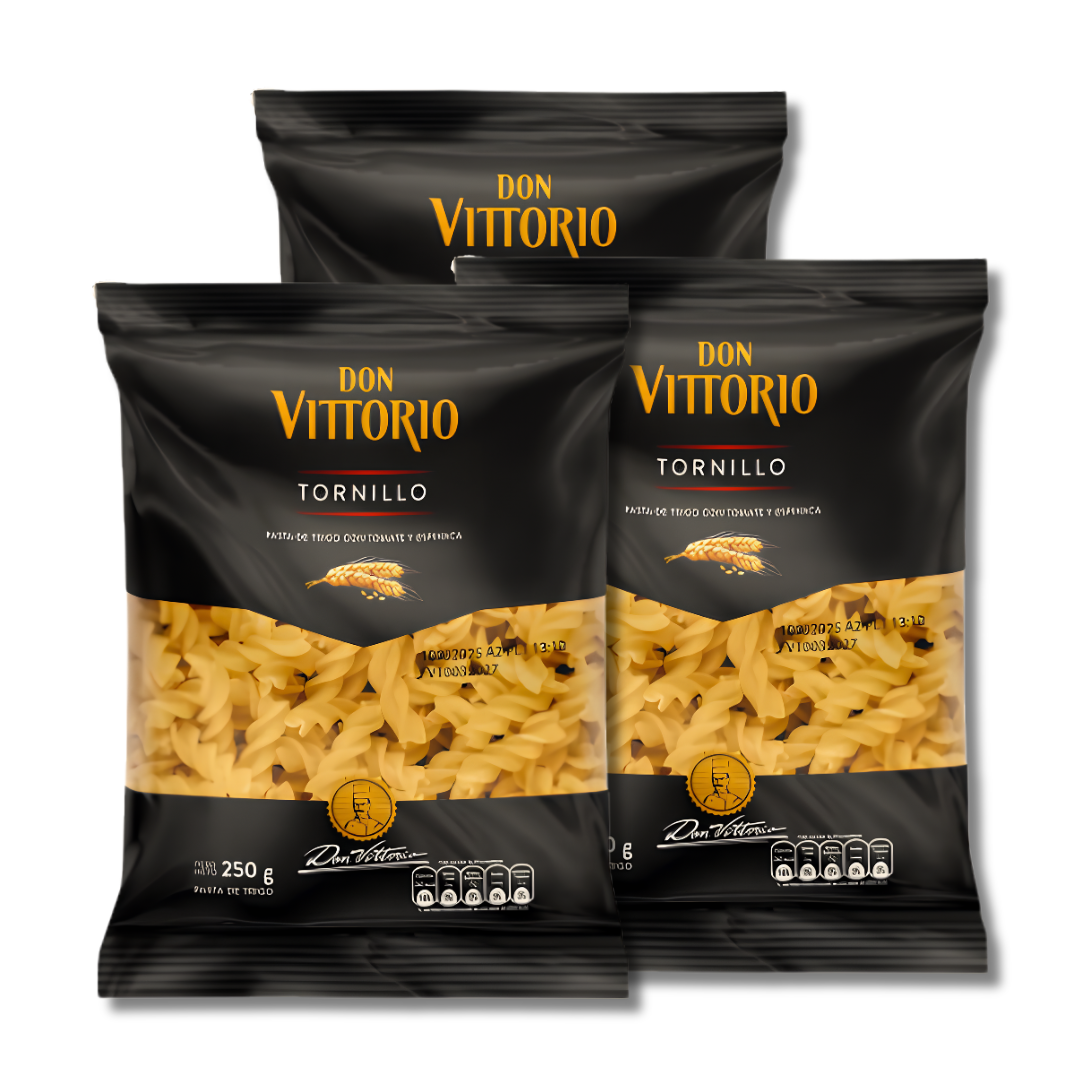 FIDEOS DON VITTORIO TORNILLO X 250 GR X 20 UND