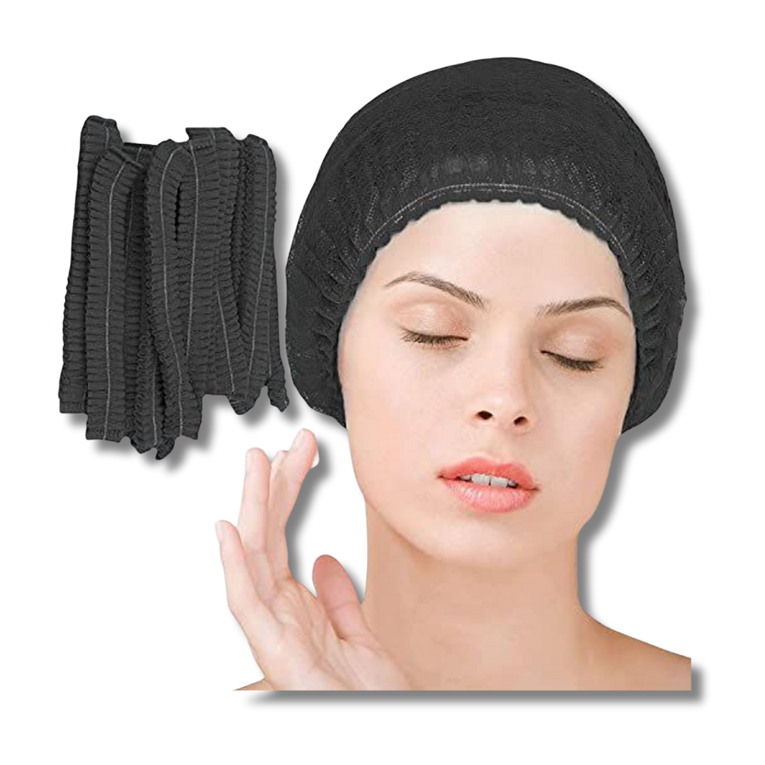 GORROS NEGROS CAJA 100 UNIDADES