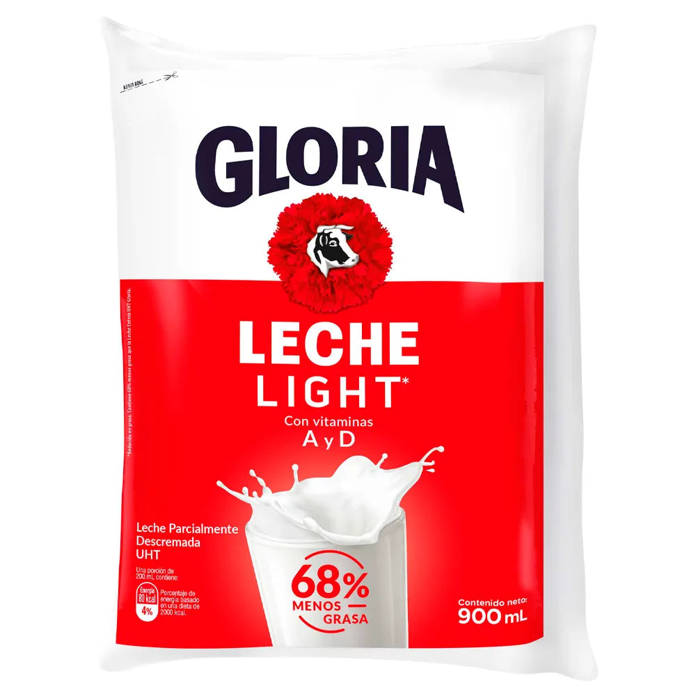 LECHE LIGHT GLORIA EN BOLSA