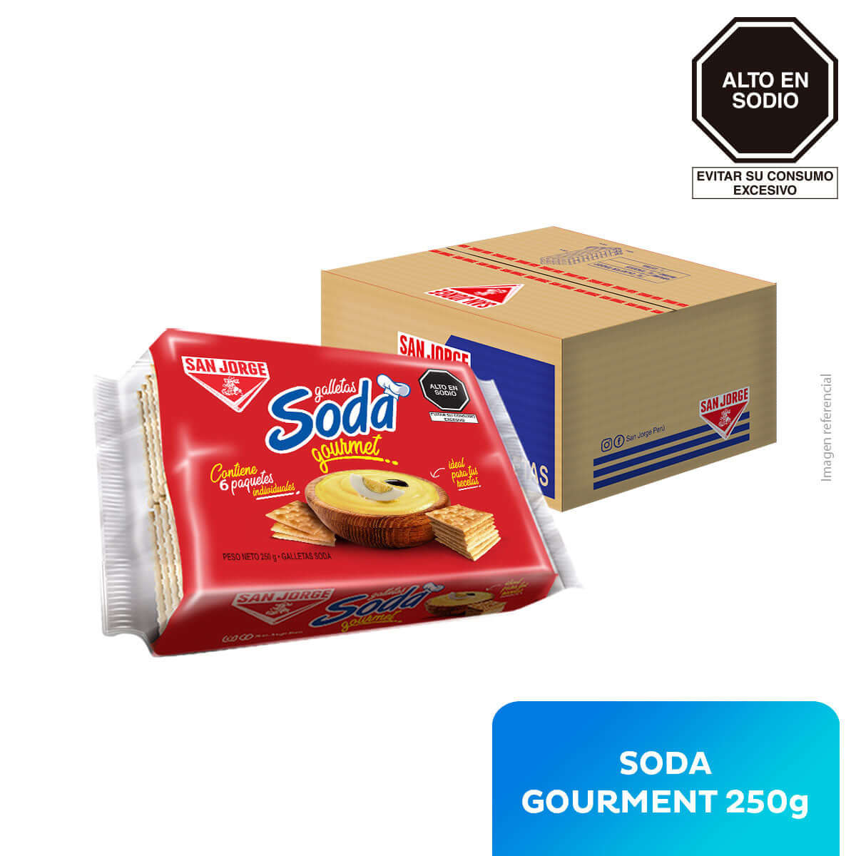 GALLETA DE SODA SAN JORGE