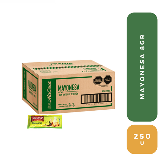 MAYONESA ALACENA EN SACHETS