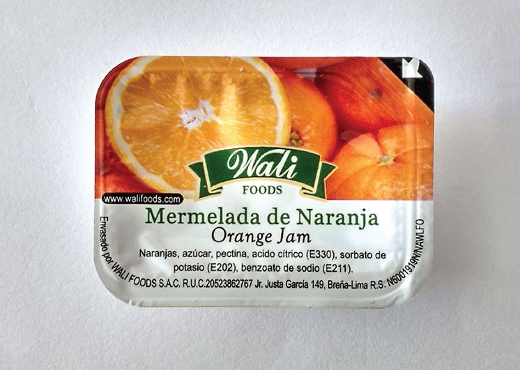 MERMELADA DE NARANJA EN BLISTER
