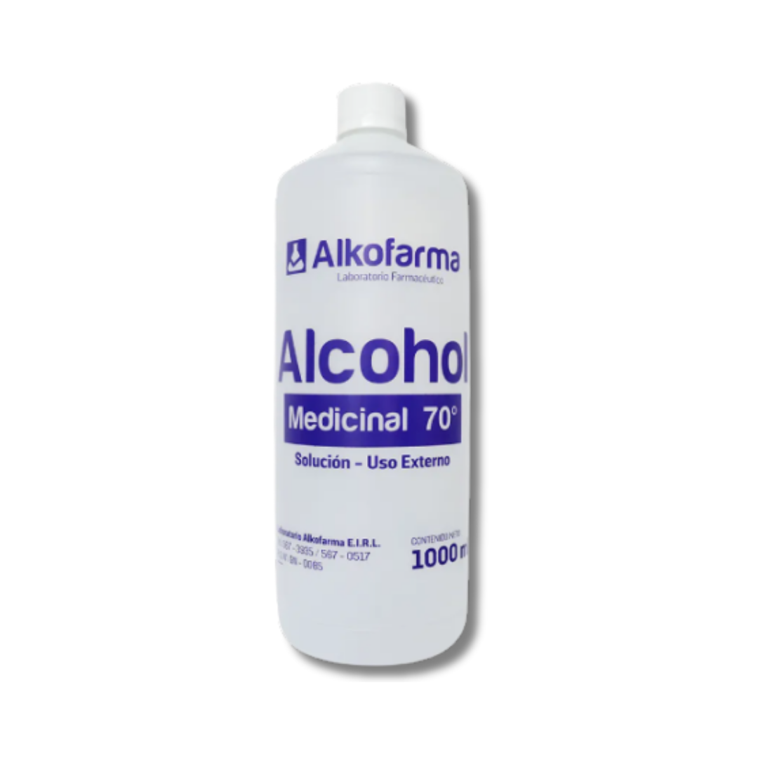 ALCOHOL MEDICINAL 70° ALKOFARMA X 1.LT