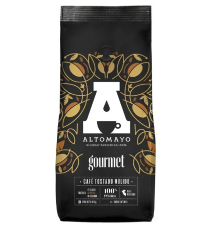 CAFÉ TOSTADO MOLIDO ALTOMAYO GOURMET BOLSA 45O GR