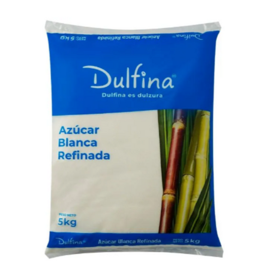 AZUCAR BLANCA DULFINA BOLSA X 5 KG