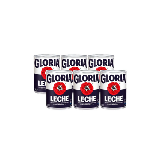 LECHE RECONSTITUIDA ENTERA GLORIA 390G 