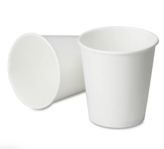 VASO 8 OZ POLIPAPEL BLANCO X 50 UND