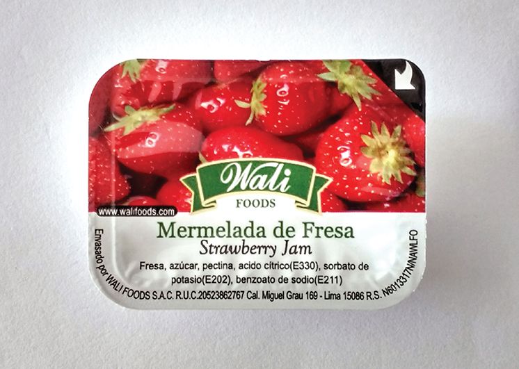 MERMELADA DE FRESA EN BLISTER